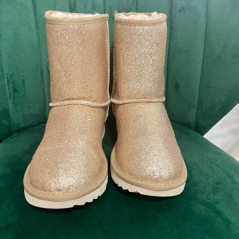 Sparkly Gold UGG Winter Boots